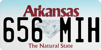 AR license plate 656MIH