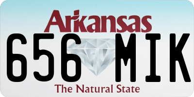 AR license plate 656MIK