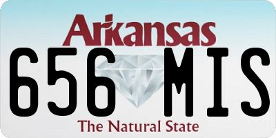 AR license plate 656MIS