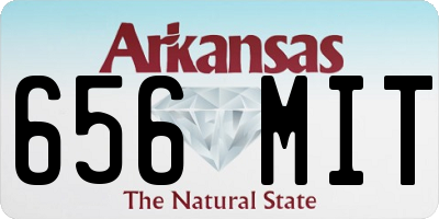 AR license plate 656MIT