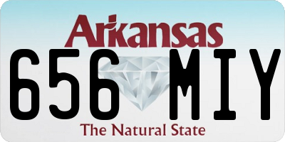 AR license plate 656MIY