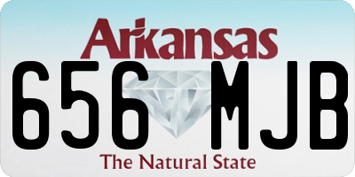AR license plate 656MJB