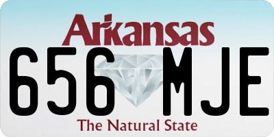 AR license plate 656MJE
