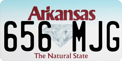 AR license plate 656MJG