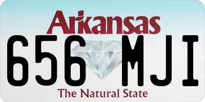 AR license plate 656MJI