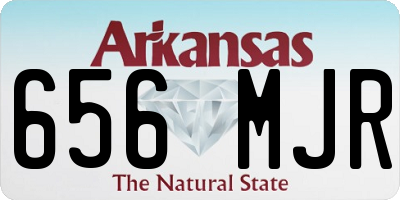 AR license plate 656MJR