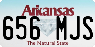 AR license plate 656MJS