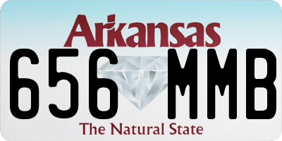 AR license plate 656MMB