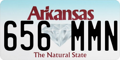 AR license plate 656MMN