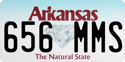 AR license plate 656MMS