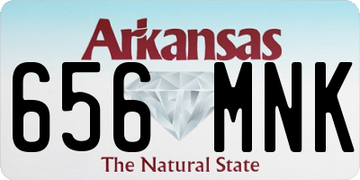 AR license plate 656MNK