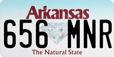 AR license plate 656MNR