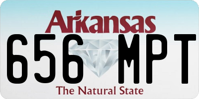 AR license plate 656MPT