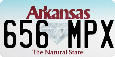 AR license plate 656MPX