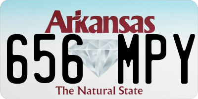 AR license plate 656MPY