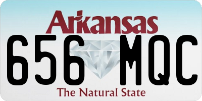AR license plate 656MQC
