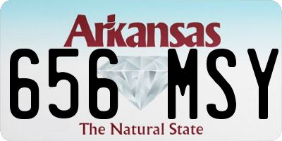 AR license plate 656MSY