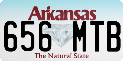 AR license plate 656MTB