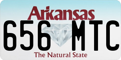 AR license plate 656MTC