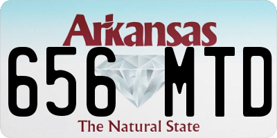 AR license plate 656MTD