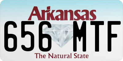AR license plate 656MTF