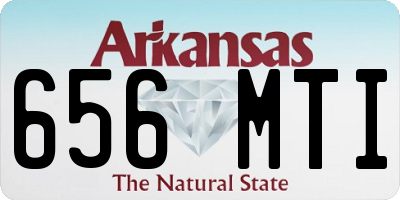 AR license plate 656MTI