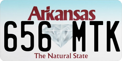 AR license plate 656MTK