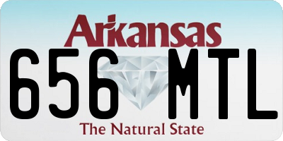 AR license plate 656MTL