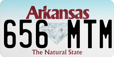 AR license plate 656MTM