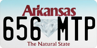 AR license plate 656MTP