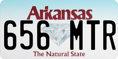 AR license plate 656MTR