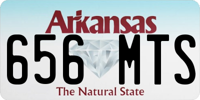 AR license plate 656MTS
