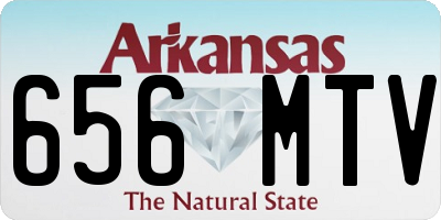 AR license plate 656MTV