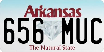AR license plate 656MUC