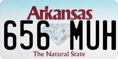 AR license plate 656MUH