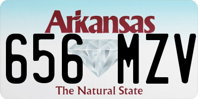 AR license plate 656MZV