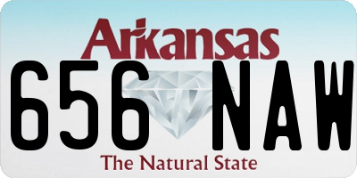 AR license plate 656NAW