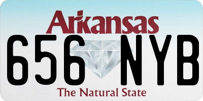 AR license plate 656NYB