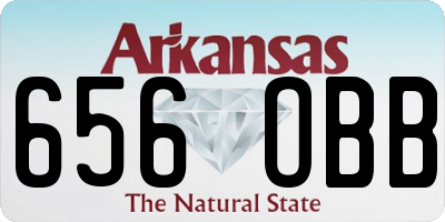 AR license plate 656OBB