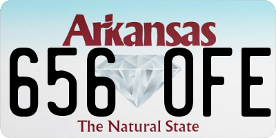 AR license plate 656OFE