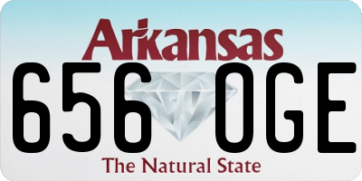 AR license plate 656OGE