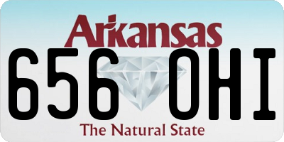 AR license plate 656OHI