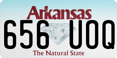 AR license plate 656UOQ