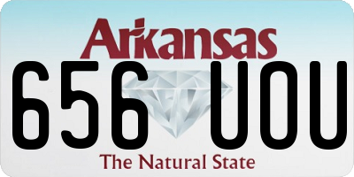 AR license plate 656UOU