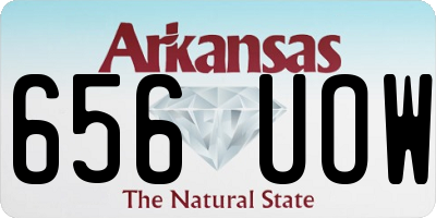 AR license plate 656UOW