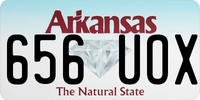 AR license plate 656UOX