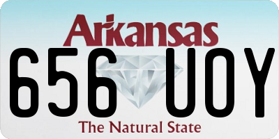 AR license plate 656UOY