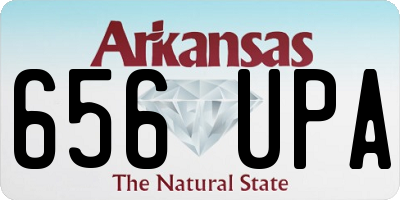 AR license plate 656UPA