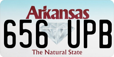 AR license plate 656UPB