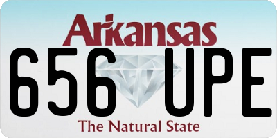 AR license plate 656UPE